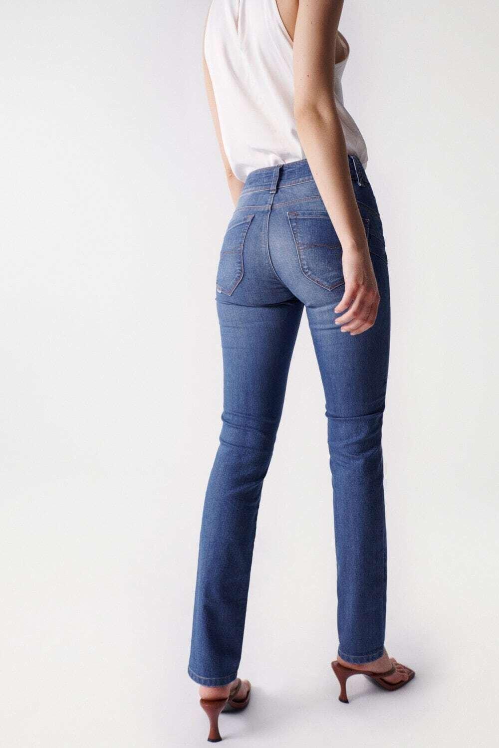 Salsa Secret Slim Push-In High-Rise Slim Fit Jeans  