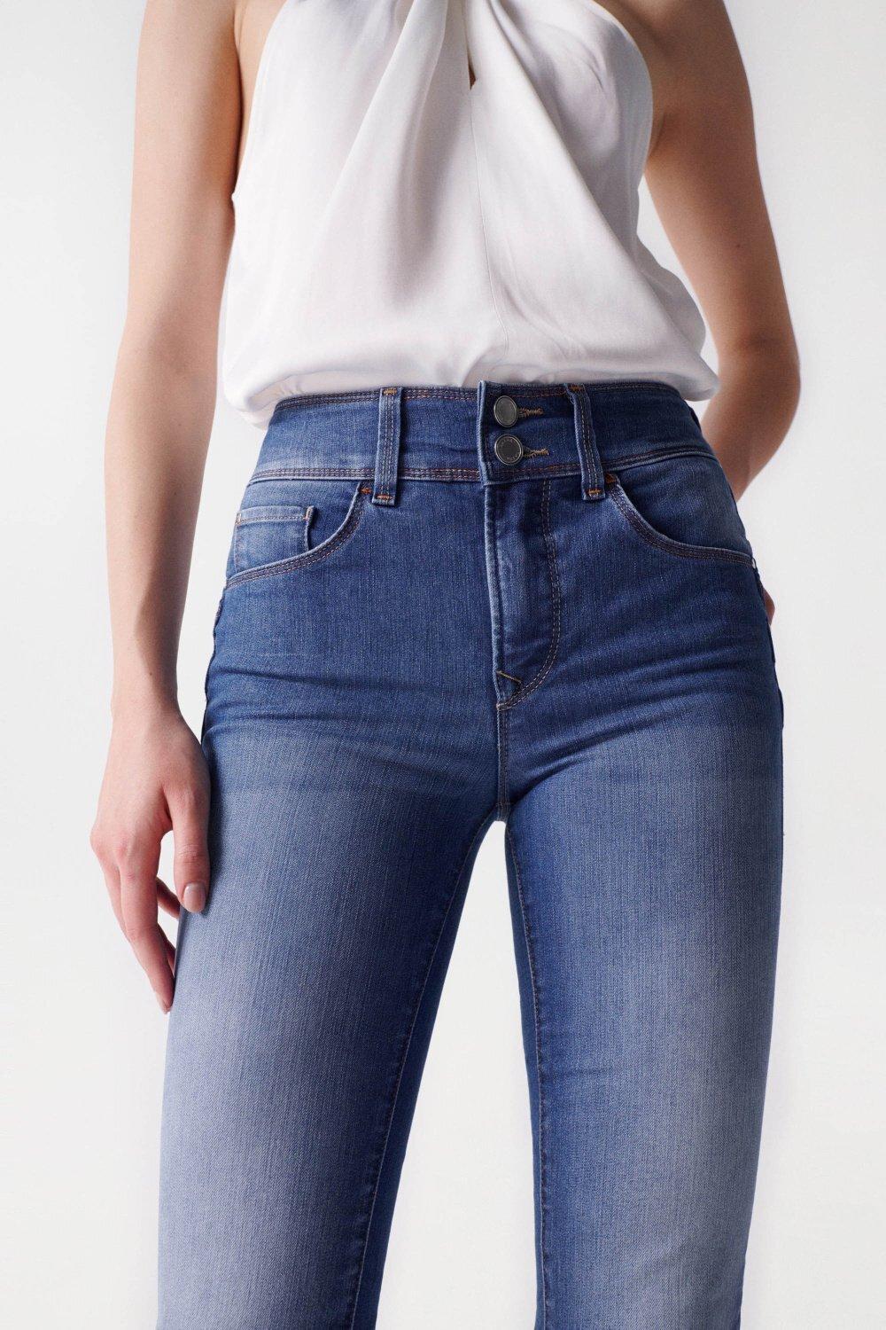 Salsa Secret Slim Push-In High-Rise Slim Fit Jeans  