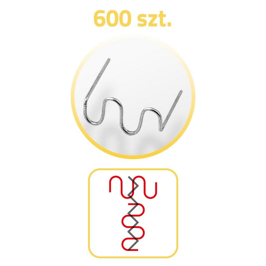 B2X  Heftklammern für eine Kunststoffschweißmaschine, 600 Stück, Typ A, Humberg 