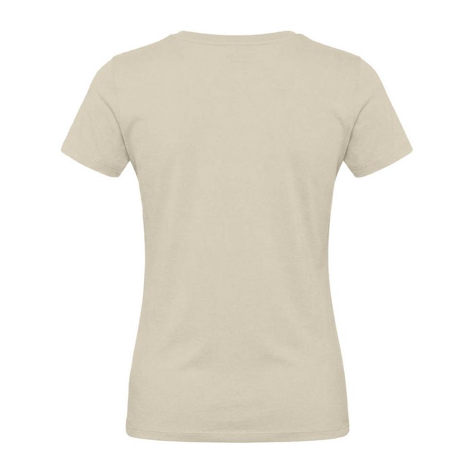 B and C T-Shirt Taglio Femminile con Collo a Coste  