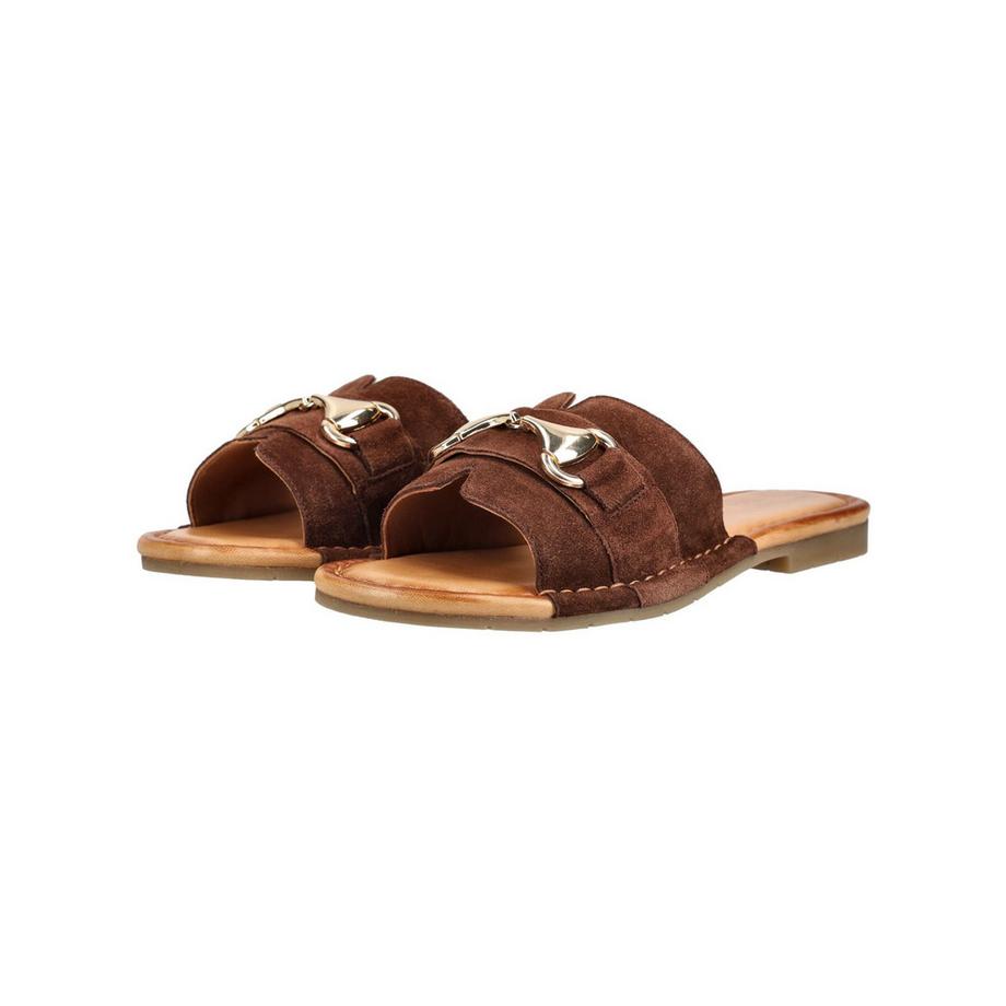 ara Pantofole con elemento metallico decorativo  