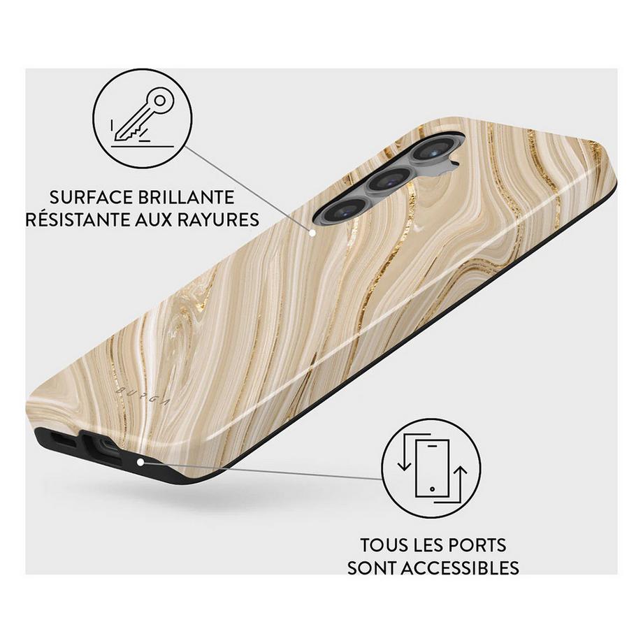 Burga  Coque pour Galaxy S24 Tough Modèle Full Glam 