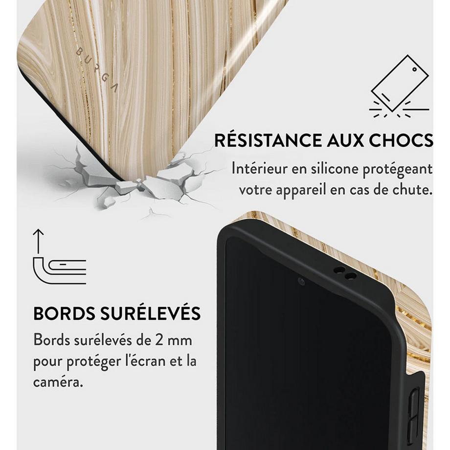 Burga  Coque pour Galaxy S24 Tough Modèle Full Glam 