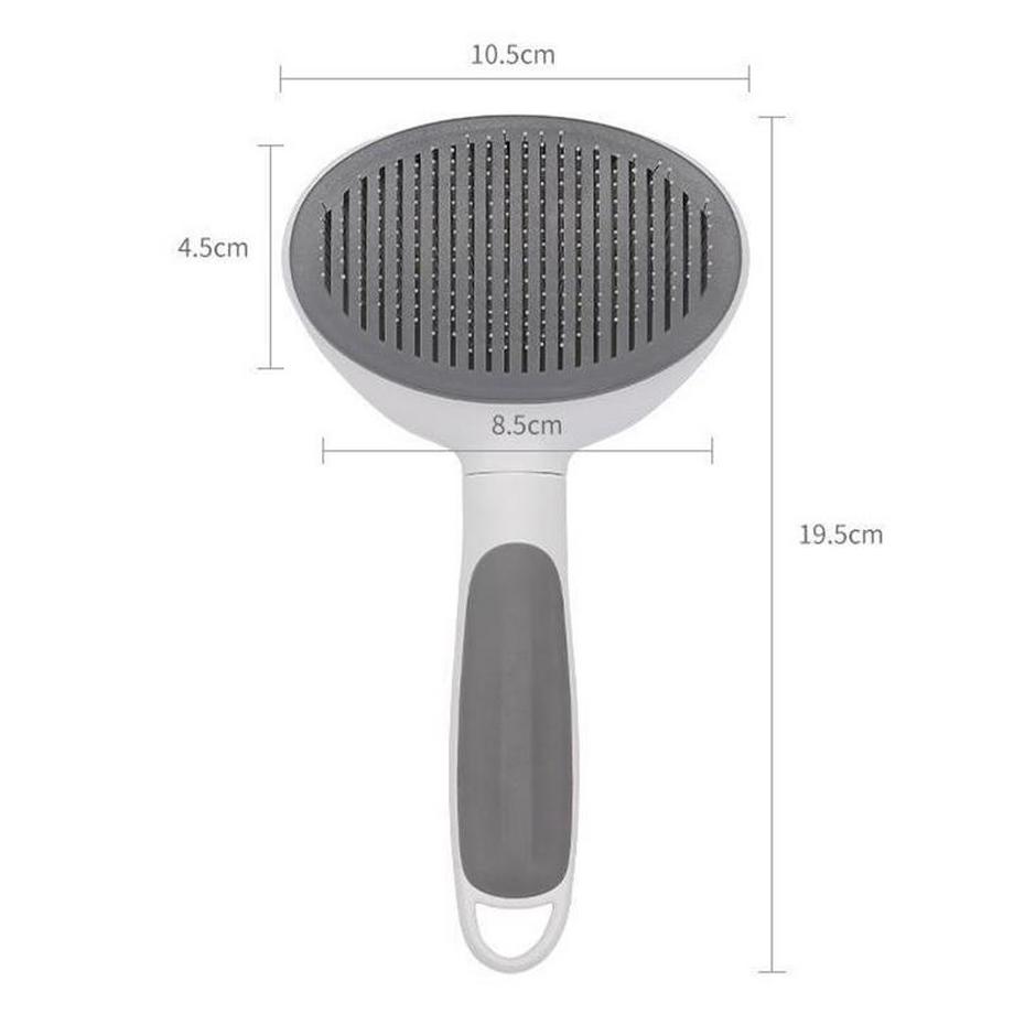 eStore  Brosse pour animaux de compagnie - Gris 