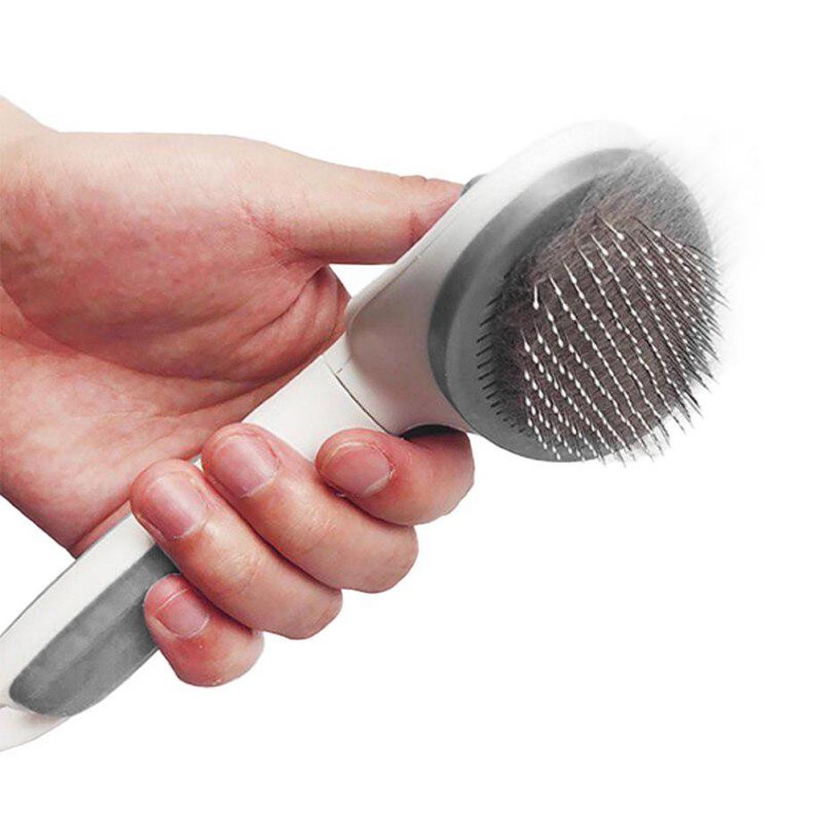 eStore  Brosse pour animaux de compagnie - Gris 