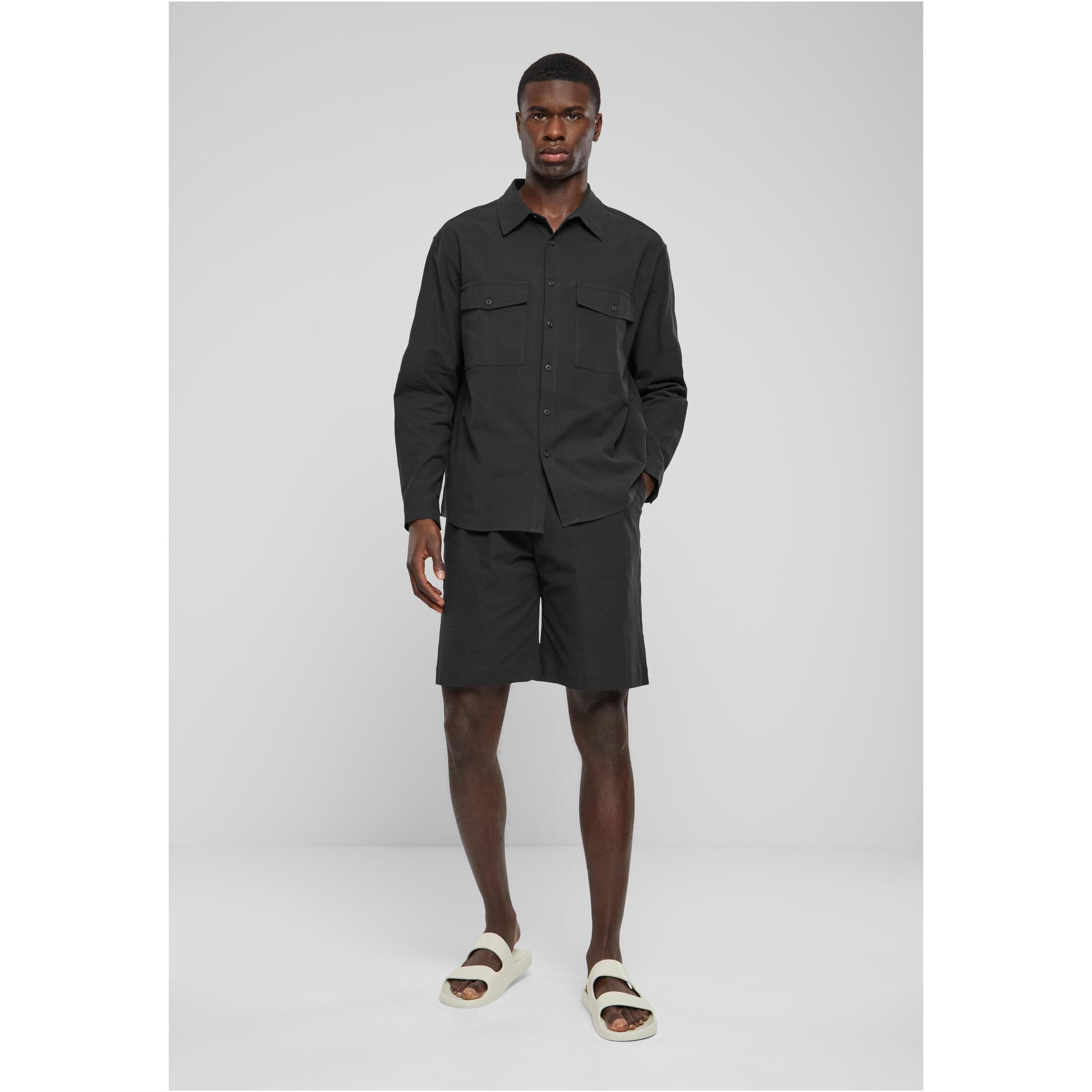 URBAN CLASSICS Basic Crepe Hemd  