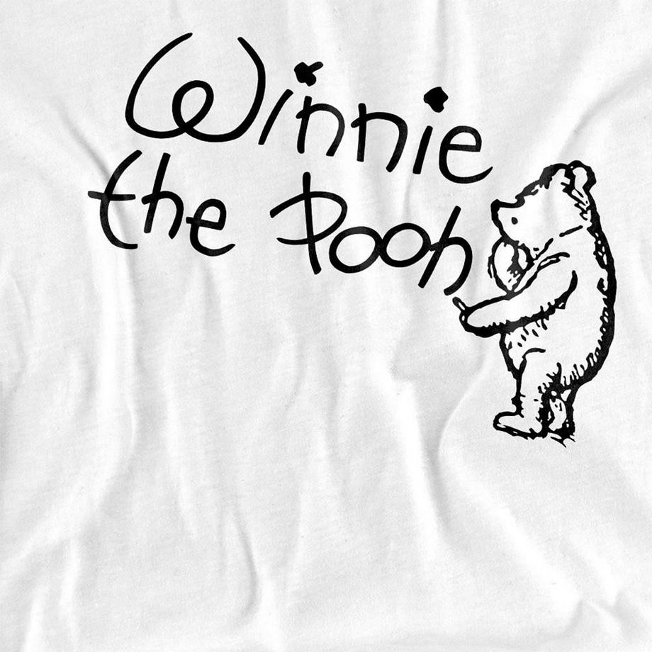Winnie the Pooh T-Shirt Classique Ajusté avec Motif Winnie l'Ourson  