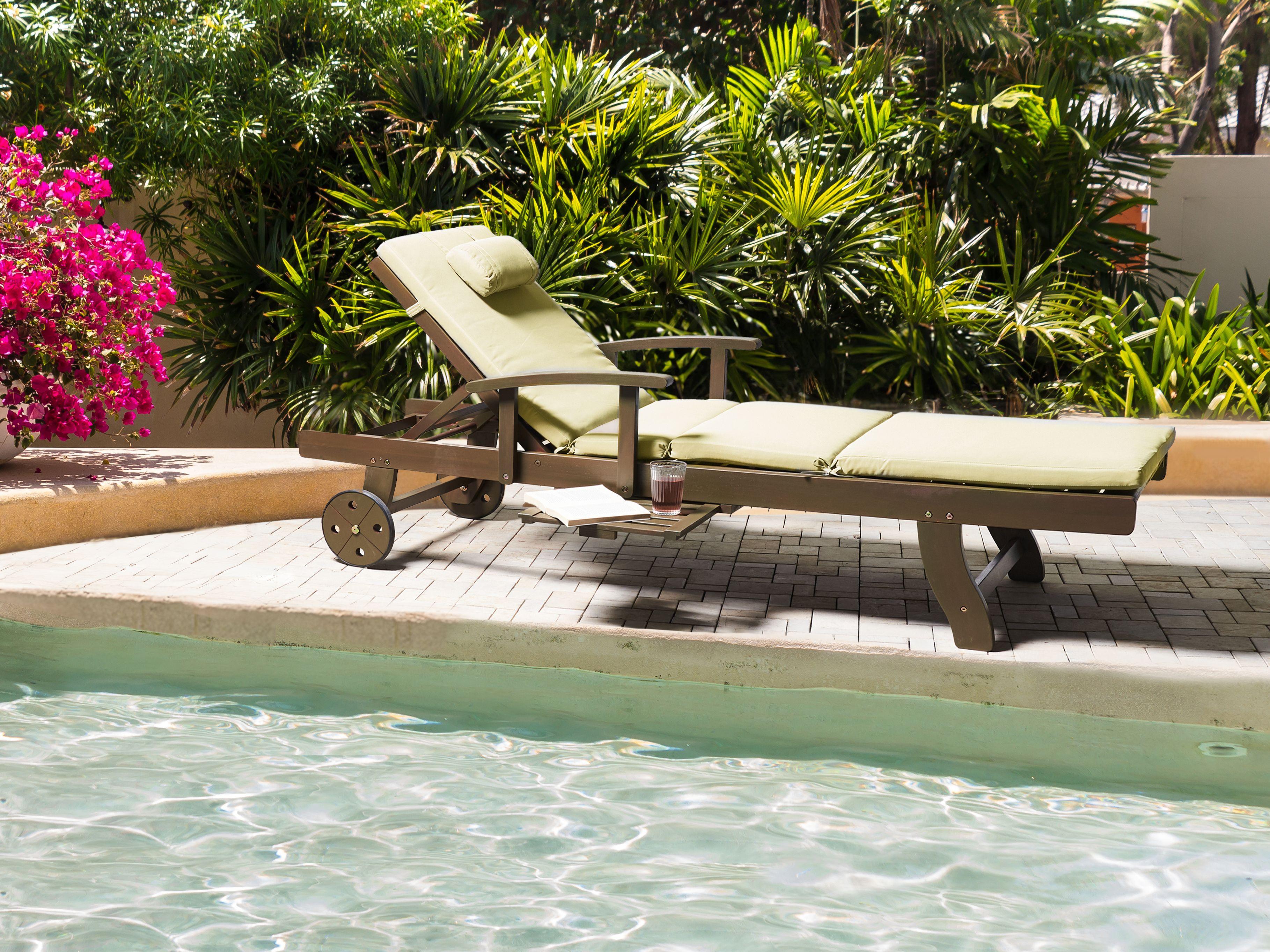 Beliani Cuscino per sdraio en Poliestere Scandinavo TOSCANA/JAVA/AMANTEA PREMIUM  