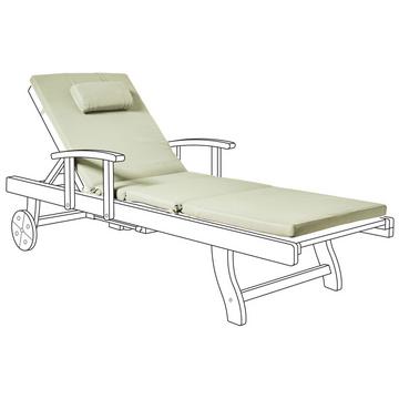 Cuscino per sdraio en Poliestere Scandinavo TOSCANA/JAVA/AMANTEA PREMIUM