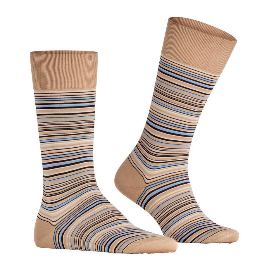 FALKE Microblock Gestreifte Socken  