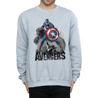 MARVEL  Captain America Action Pose Sweatshirt 