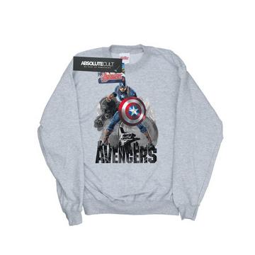 Captain America Action Pose Sweatshirt