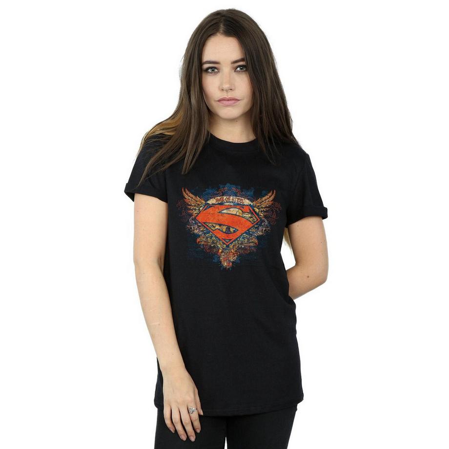 DC COMICS Superman Distressed Shield T-Shirt  