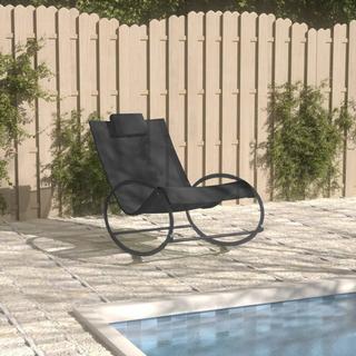 VidaXL Chaise longue tissu  