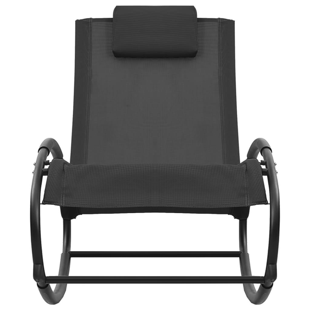 VidaXL Chaise longue tissu  