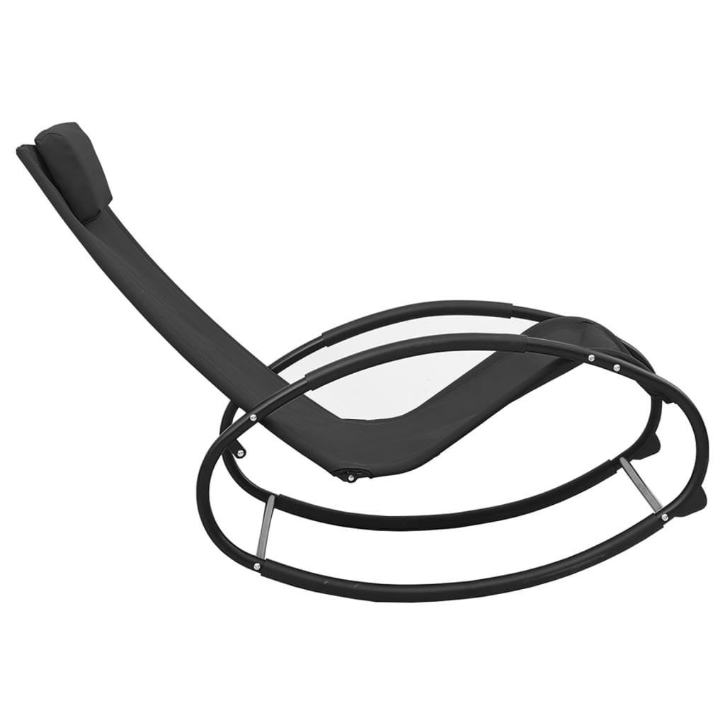 VidaXL Chaise longue tissu  