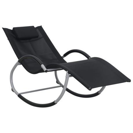 VidaXL Chaise longue tissu  