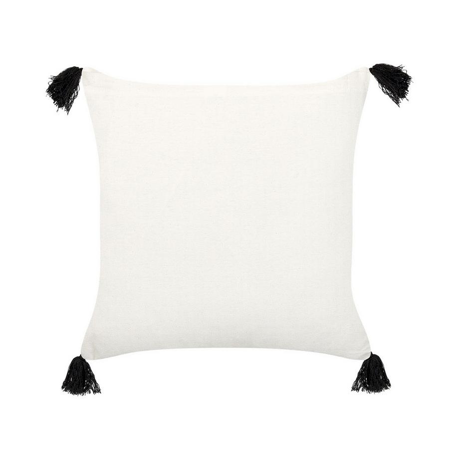 Beliani Dekokissen 2er Set aus Baumwolle Boho MAYS  