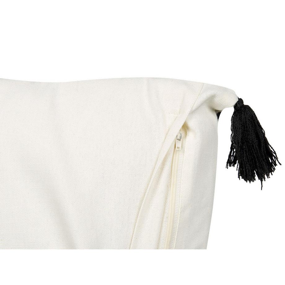 Beliani Dekokissen 2er Set aus Baumwolle Boho MAYS  