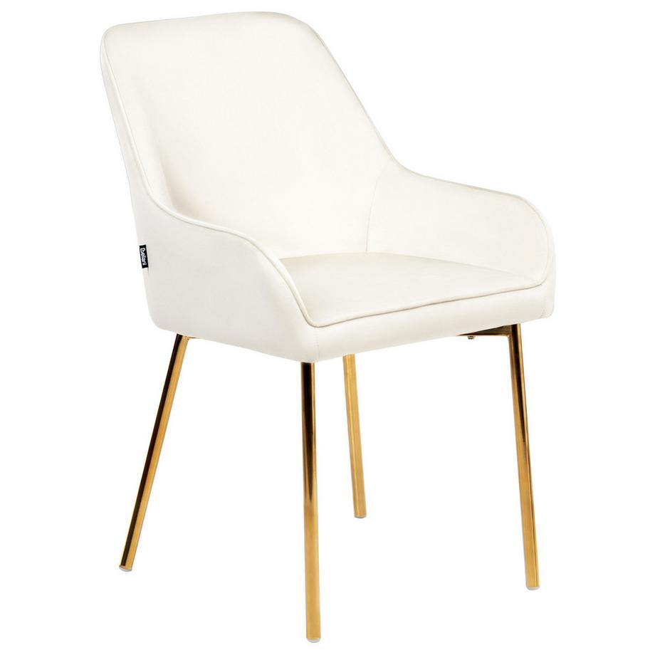 Beliani Esszimmerstuhl 2er Set aus Samtstoff Retro LOVERNA  