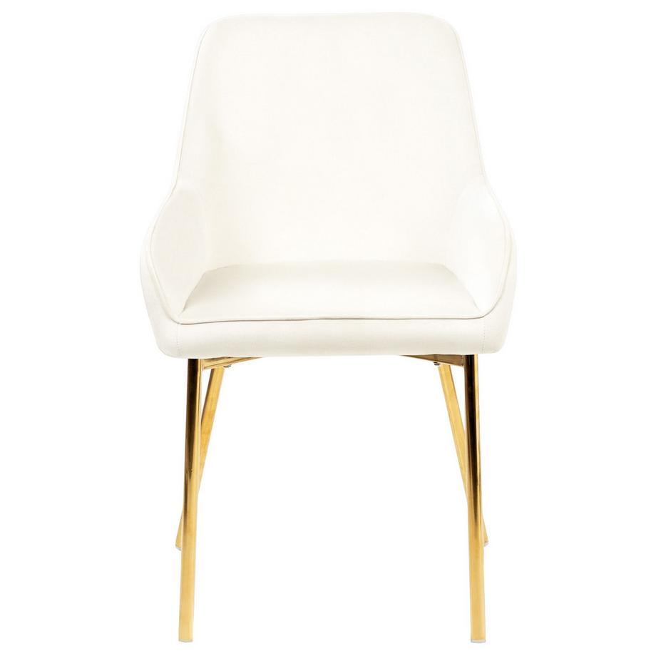 Beliani Esszimmerstuhl 2er Set aus Samtstoff Retro LOVERNA  