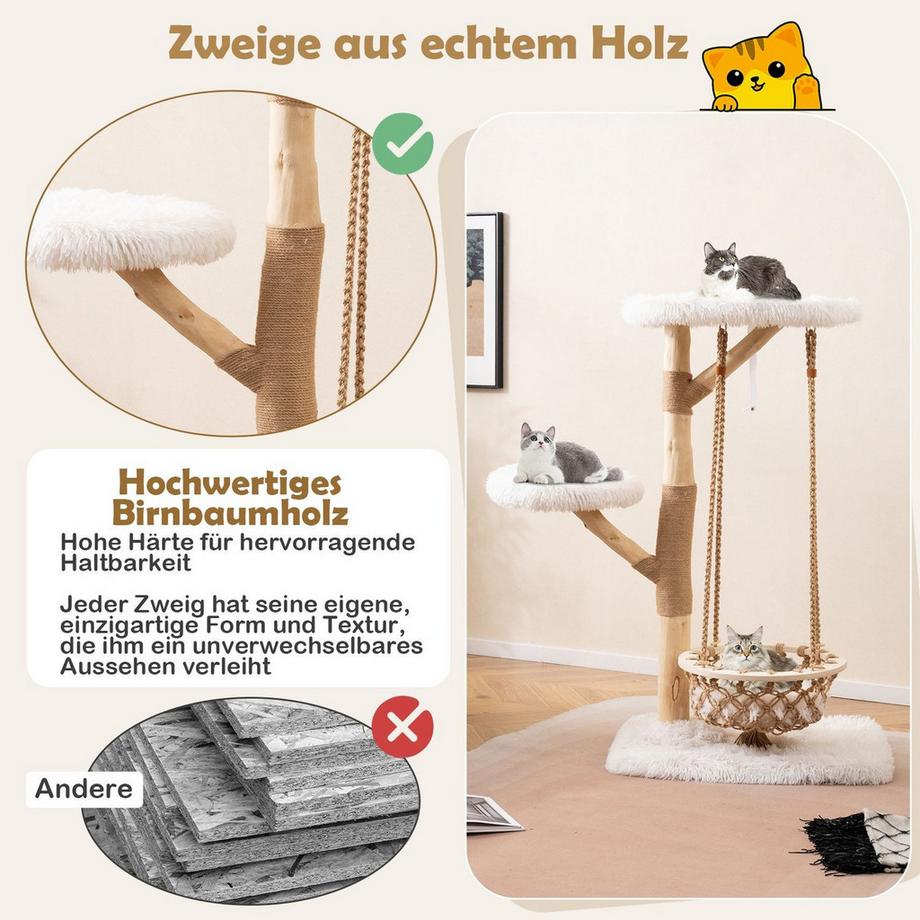 Northix  Tiragraffi con amaca e tiragraffi 