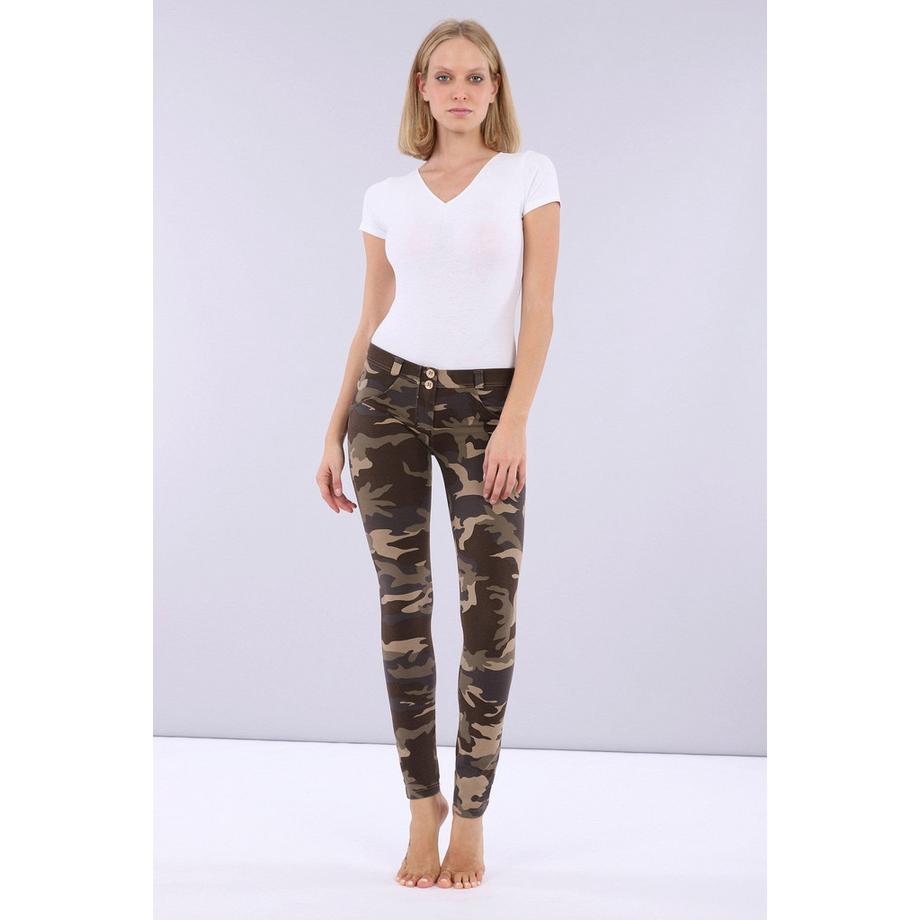 FREDDY WR.UP Shaping Pantalon Skinny Camouflage  