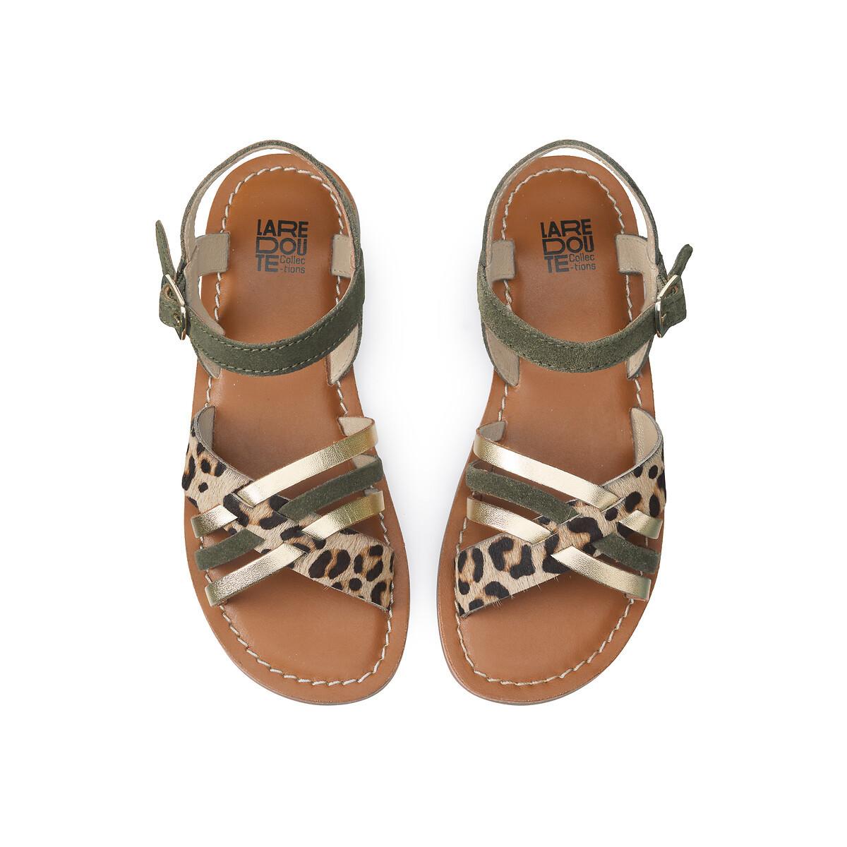 La Redoute Collections  Riemchensandalen aus Leder 