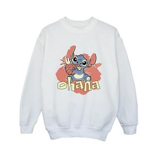 Disney  Lilo And Stitch Ohana Pineapple Sweatshirt 