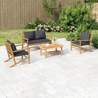 VidaXL Garten lounge set bambus  