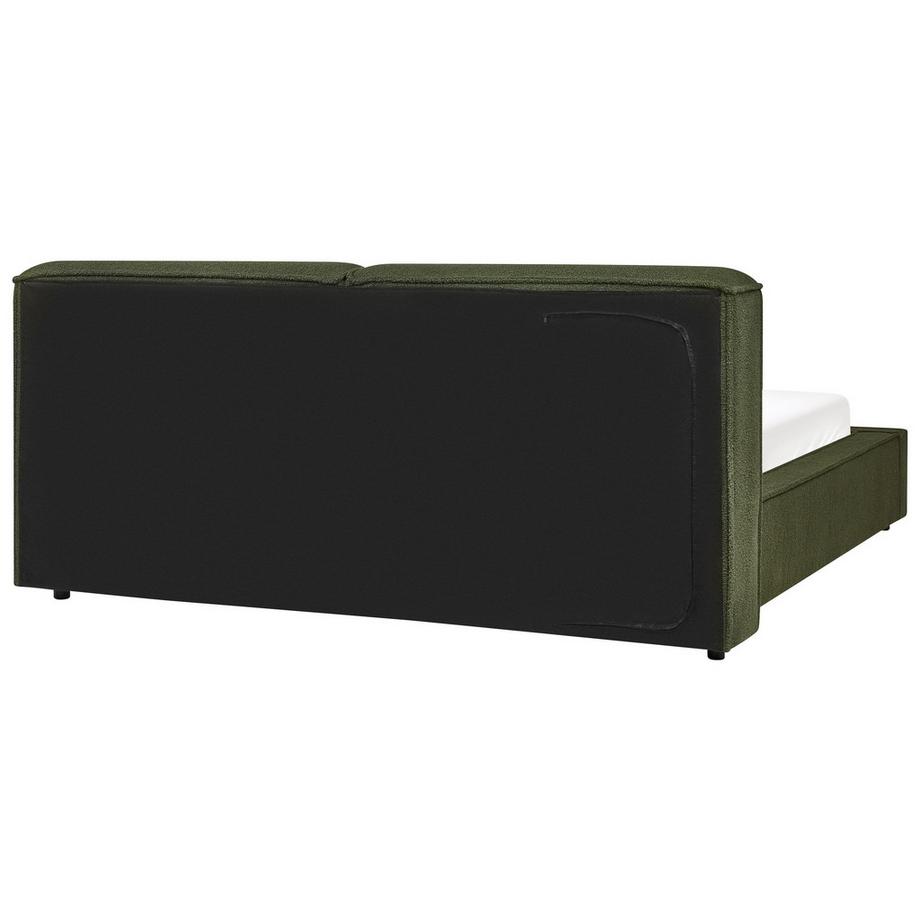 Beliani Bett mit Lattenrost aus Bouclé Retro LINARDS  