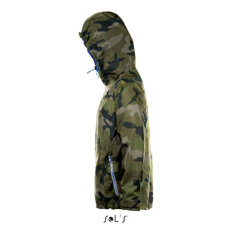 SOLS Skate Camo Windbreaker  