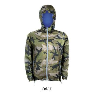 SOLS Skate Camo Windbreaker  