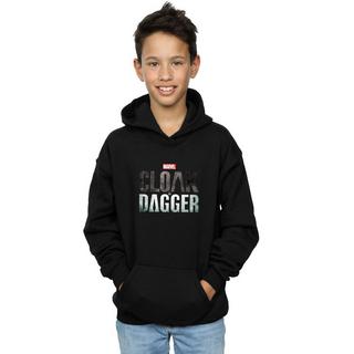 MARVEL  Cloak And Dagger Logo Kapuzenpullover 