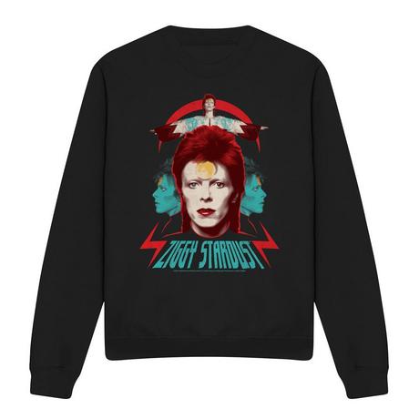 David Bowie Ziggy Heads Sweatshirt  
