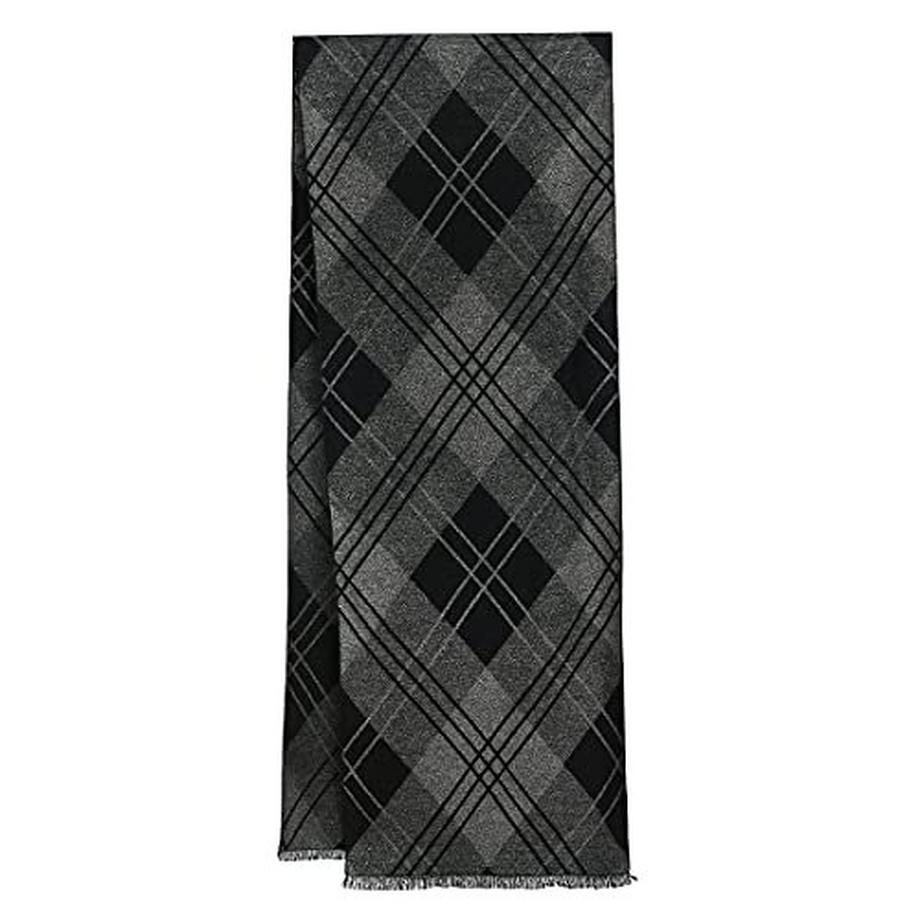 Only-bags.store Écharpe d'hiver tricotée à carreaux  