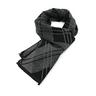 Only-bags.store  Écharpe d'hiver chaude et douce, écharpe tricotée à carreaux, longues écharpes d'hiver, gris, taille unique 