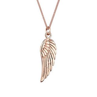 Elli  Halskette Klassische Kette Engel Flügel 