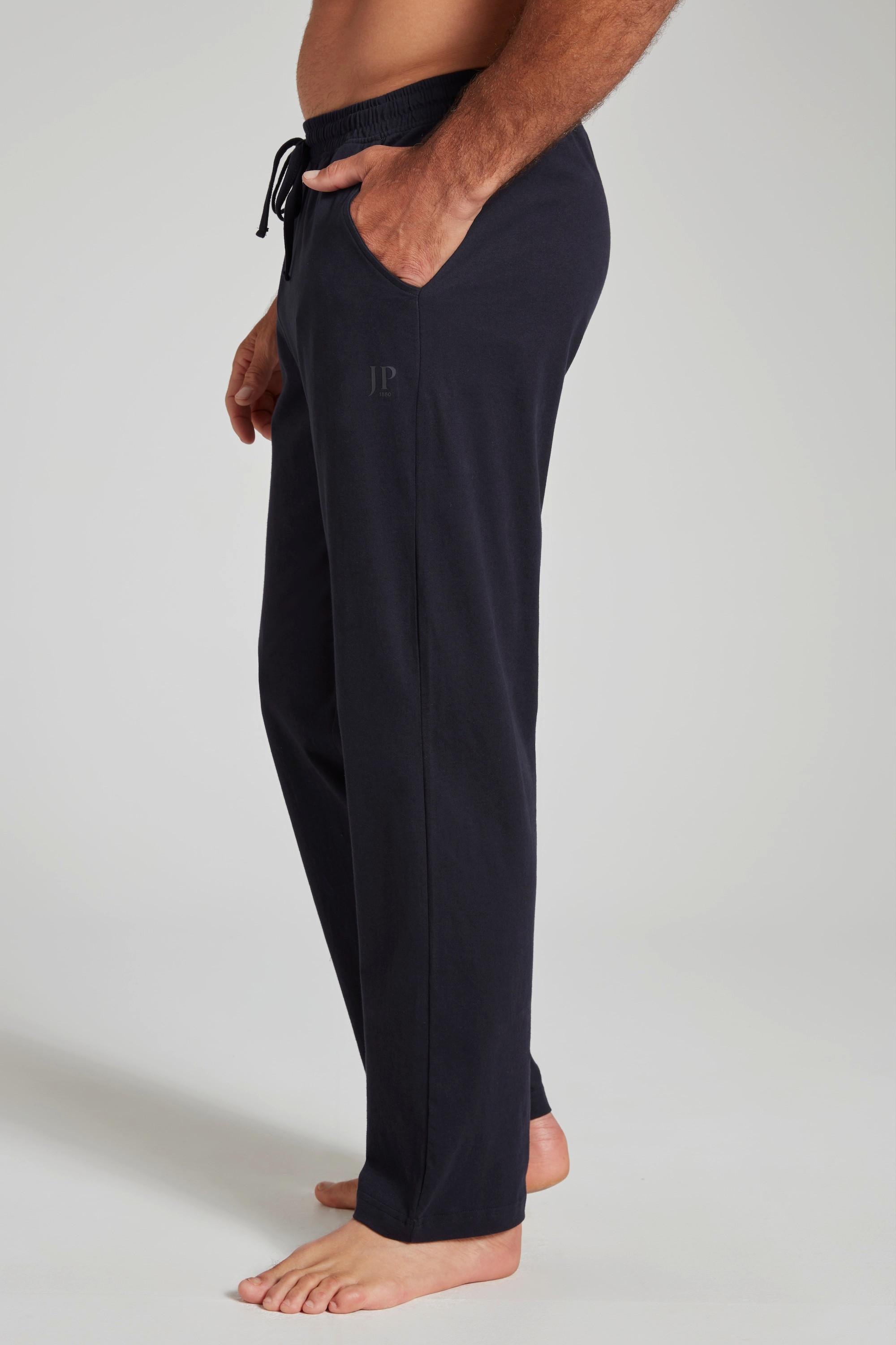 JP1880  Pantalon de pyjama Homewear à taille élastique marine foncé 