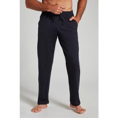 JP1880  Pantalon de pyjama Homewear à taille élastique marine foncé 