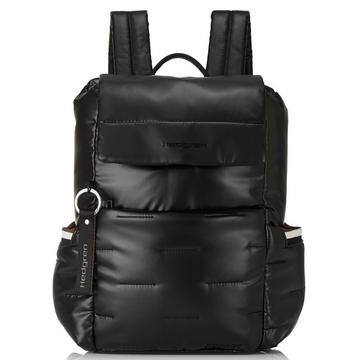 Billowy Rucksack mit Flap Schwarz