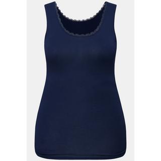 Ulla Popken Canottiera Pizzo Scollo Rotondo  