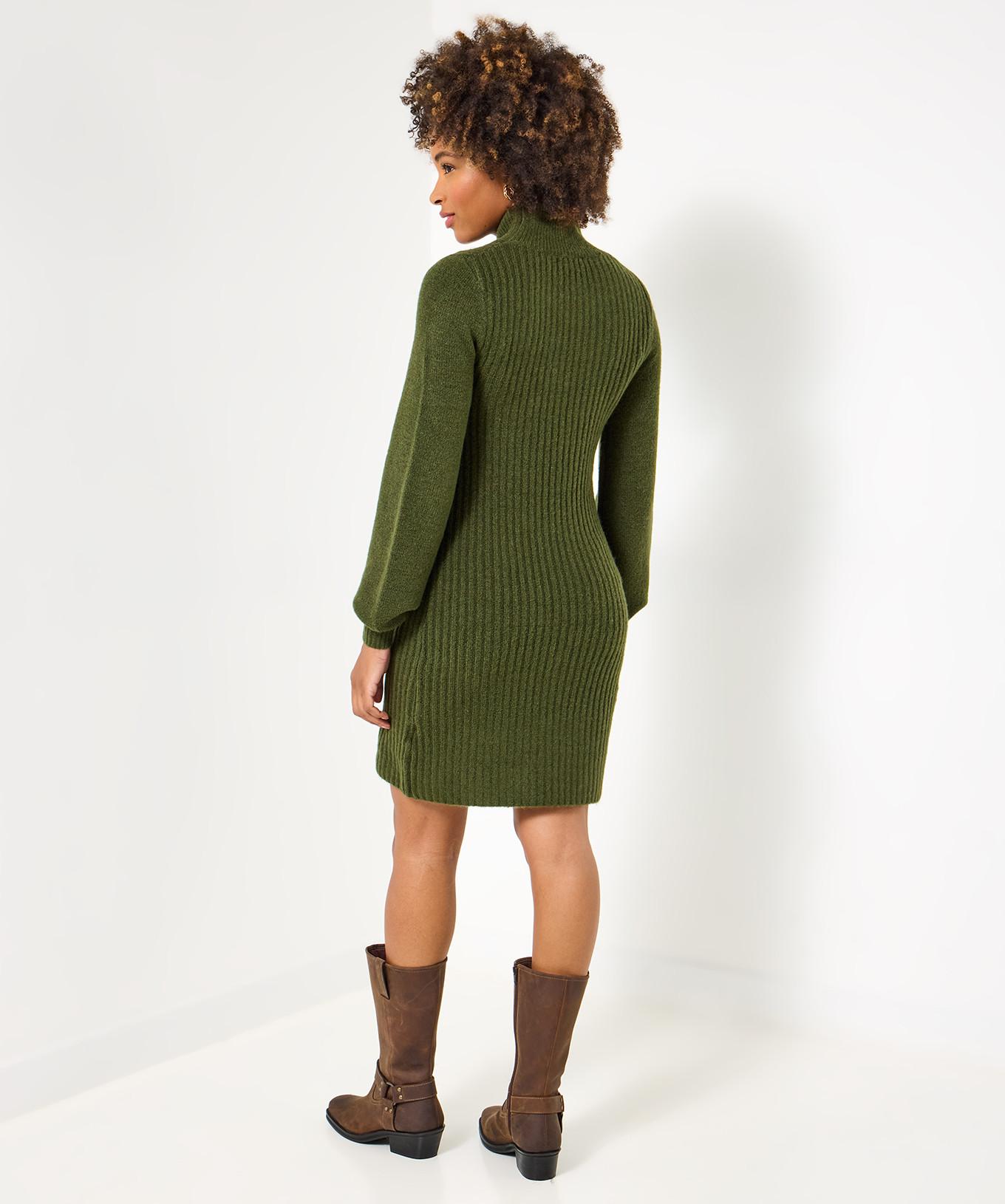 Joe Browns Robe pull torsadée épaisse à manches bouffantes  