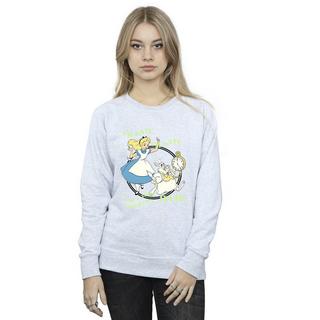 Disney  Alice In Wonderland I´m Late Sweatshirt 