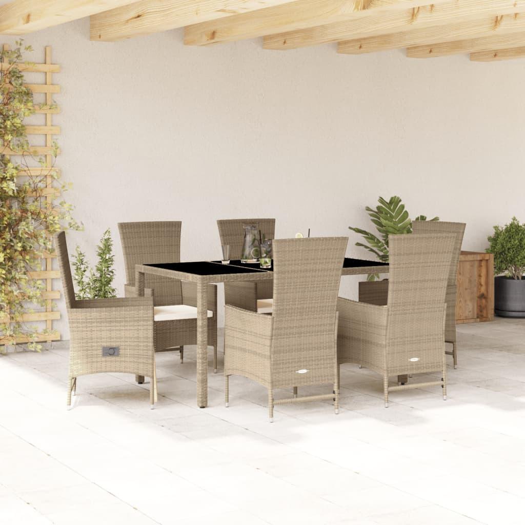 VidaXL Garten essgruppe poly-rattan  