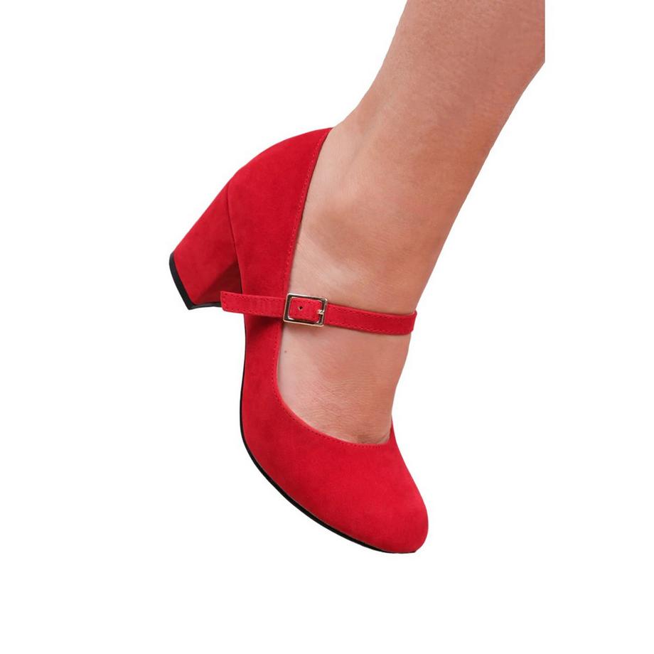 Where's That From Araceli Mary Jane in Pelle Scamosciata  