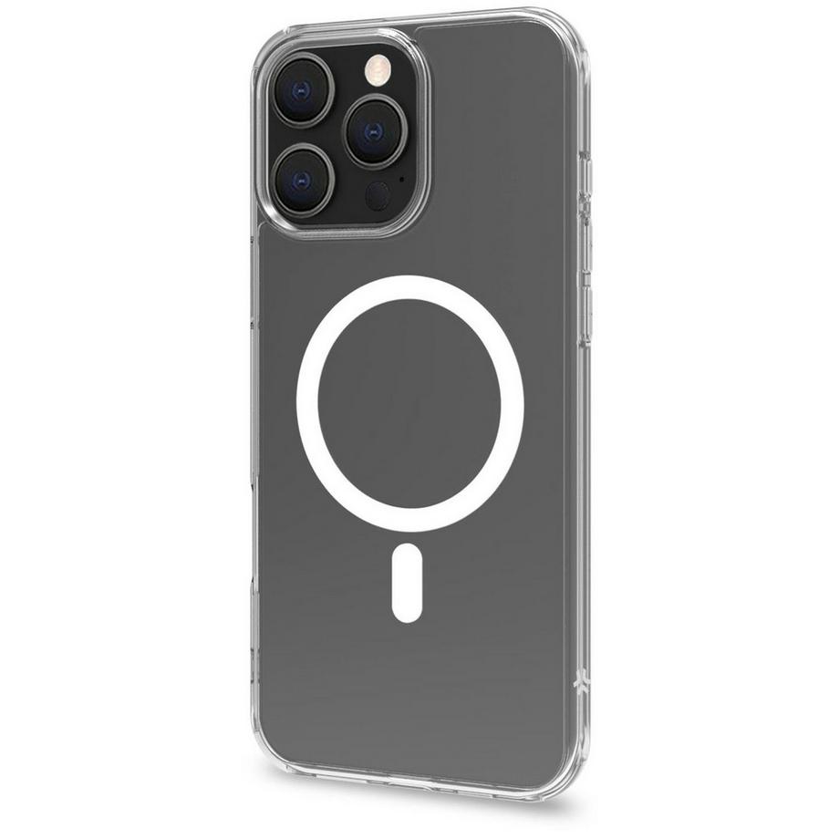 Celly  Gelskinmag TPU Cover MagSafe kompatibles iPhone 16 Pro Max Transparent 