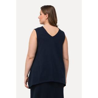 Ulla Popken Bellieva Top lungo Linea A Funzione allattamento Effetto incrociato senza maniche  