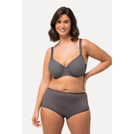 Ulla Popken  Bügel-BH, Jacquard-Muster, Spacer-Schale, Cup C - D 