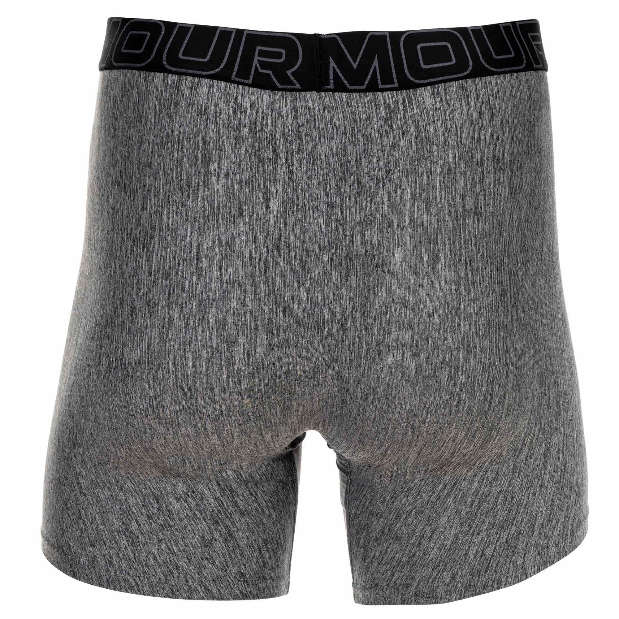 UNDER ARMOUR UA Performance Tech Solid 6 Inch Boxer Briefs Confezione da 3  